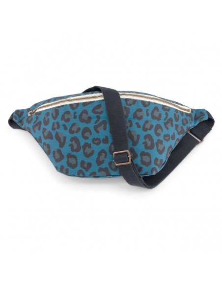 Fées et Pirates - Sac banane leopard bleu - Rose in April