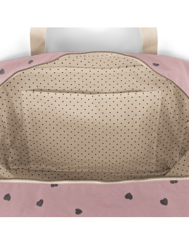 Fées et Pirates - Sac à langer Raphael coeur strawberry - Rose in April