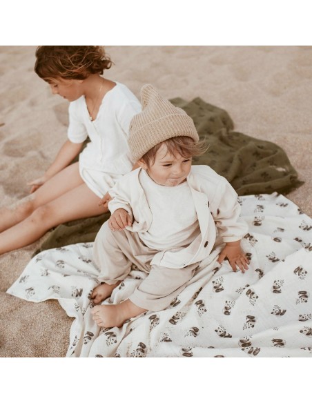 Fées et Pirates - Lange Bianca Panda naturel (L) - Rose in April