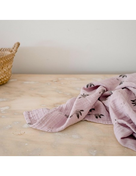 Fées et Pirates - Lange Bianca Panda Oie lilas (M) - Rose in April