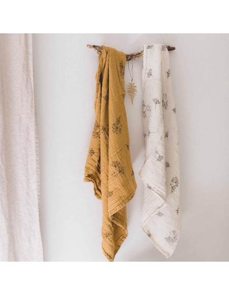 Lange Bianca Coeur Ombrelle naturel (M) - Rose in April - Fées et Piratesv