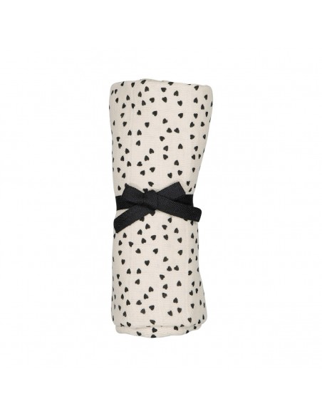 Lange Bianca Mini coeur Natural Black (M) - Rose in April - Fées et Pirates