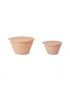 Foldable bowl set - Dale - Tuscany rose / Pale tuscany mix - Liewood - Fées et Pirates 2