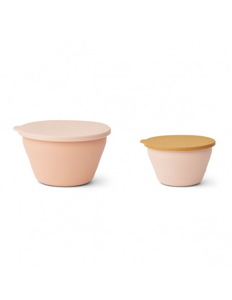 Foldable bowl set - Dale - Rose multi mix - Liewood - Fées et Pirates