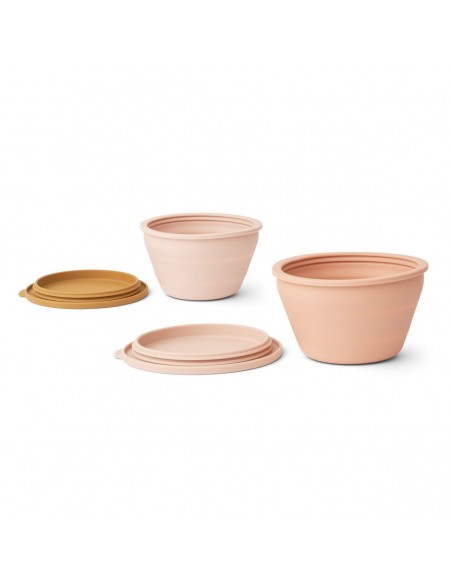 Foldable bowl set - Dale - Rose multi mix - Liewood - Fées et Pirates