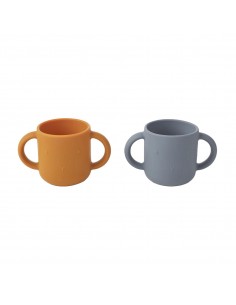 Gene neil cup 2 pack rabbit - Blue wave - Liewood - Fées et Pirates