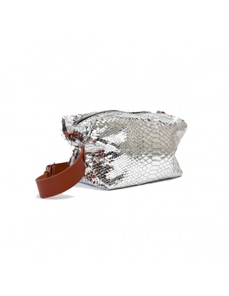 Sac Le Sohna Pouf Argent boa - HERBERT Frére et Soeur - Fées et Pirates