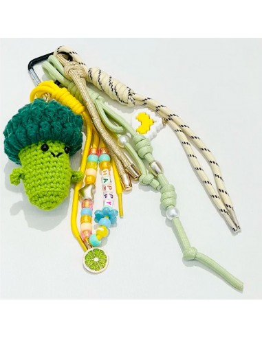 Fées et Pirates - Porte clé Brocolis en crochet