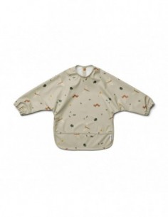 Merle cape bib - Nature/mist mix - Liewood - Fes et Pirates
