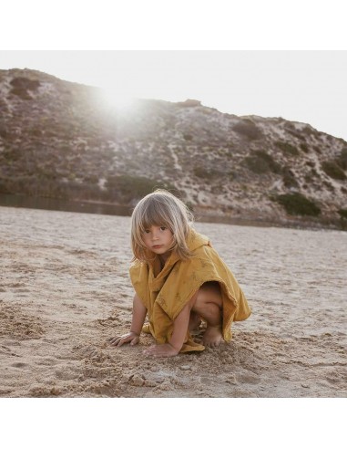 Fées et Pirates - Poncho de bain Pepito Leopard moutarde - medium - Rose in April