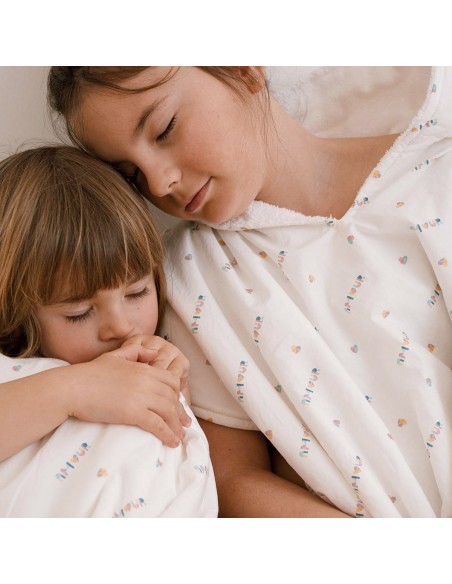 Fées et Pirates - Poncho de bain Pepito Amour - medium - Rose in April