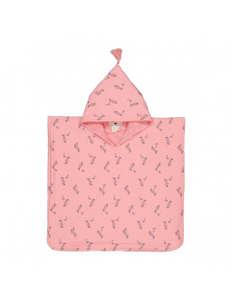 Fées et Pirates - Poncho de bain Pepito Parrot strawberry - medium - Rose in April