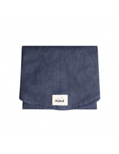 Fées et Pirates - Matelas à langer Blue Jean - Brut - Bebel
