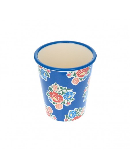 Verre en mélamine bleu Polka Folk - Fées et Pirates