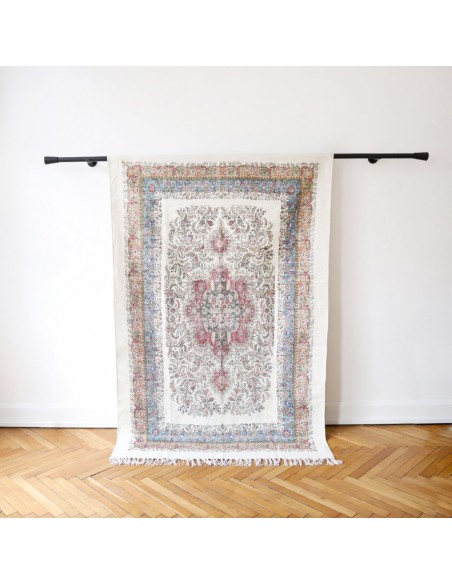 Tapis persan vintage vert 120x180 - Fées et Pirates