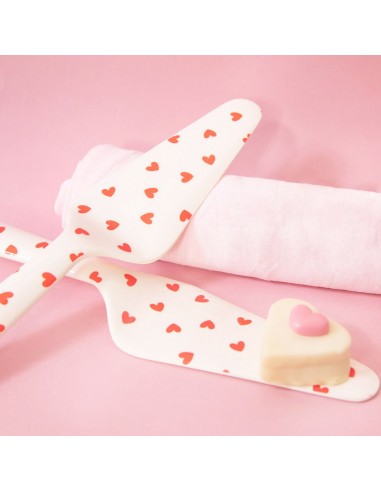 Pelle à tarte cœurs rouges - Fées et Pirates