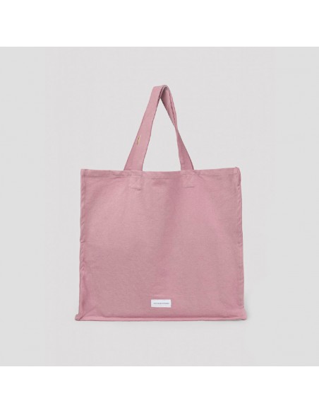 Grand cabas en toile de coton bio - Bois de rose - Les pensionnaires - Fées et PIrates