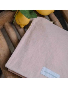 Trousse de toilette en toile de coton bio - Rose délicat - Les pensionnaires - Fées et PIrates