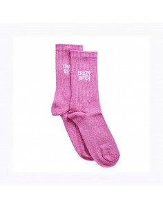 Félicie Aussi - Chaussettes Crazy bitch paillettes - Fées et Pirates