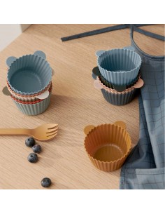 Lot de 12 Moules à gâteau Jerry - Green multi mix - Liewood - Fées et Pirates