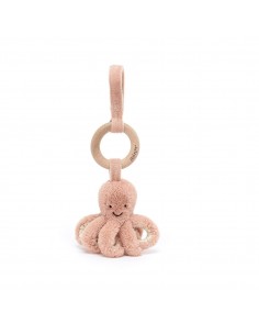 Anneau en bois pieuvre Odell octupus ring toy - Jellycat - Fées et Pirates