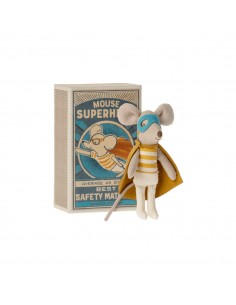 Super hero mouse, Little brother in matchbox - Maileg - Fées et Pirates 2