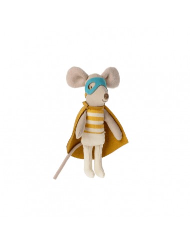 Super hero mouse, Little brother in matchbox - Maileg - Fées et Pirates