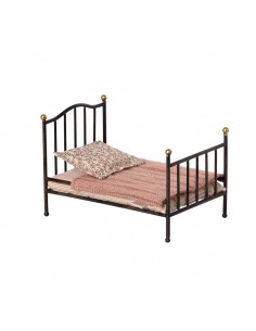 Vintage bed, Mouse - Anthracite - Maileg - Fées et Pirates