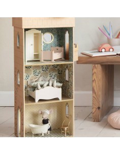 Wooden bed, Mouse - Maileg