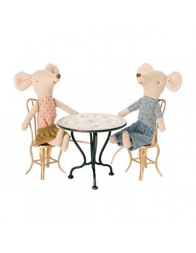 Vintage tea table, Micro - Anthracite - Maileg - Fées et Pirates