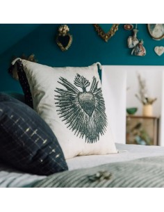 Coussin + housse - Cœur rayon - 50x50 - Boncœurs - Fées et Pirates