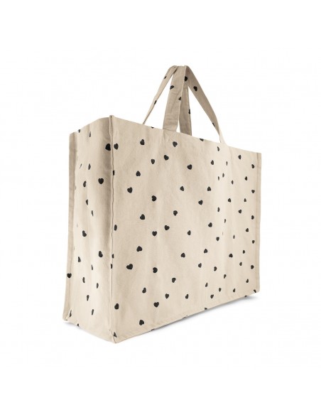 Fées et Pirates - Sac cabas coeur sable - Rose in April