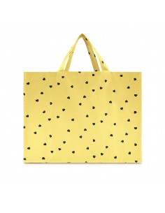 Fées et Pirates - Sac cabas coeur lemon yellow - Rose in April