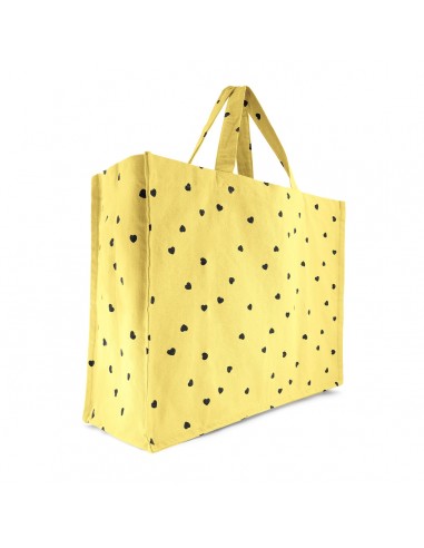 Fées et Pirates - Sac cabas coeur lemon yellow - Rose in April